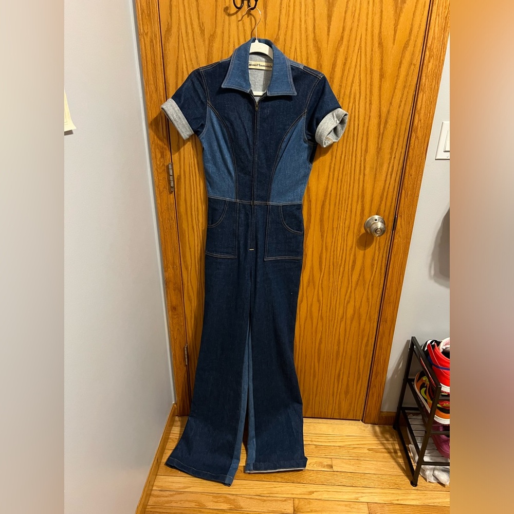 Stoned immaculate denim jumpsuit